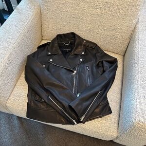 NWOT Banana Republic Leather Moto Jacket